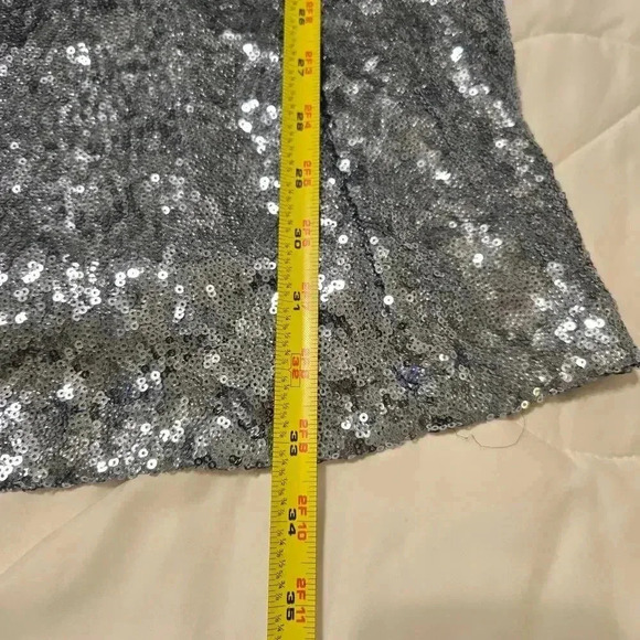 Melrose & Market Blue sequins mini dress Size small - Picture 7 of 12